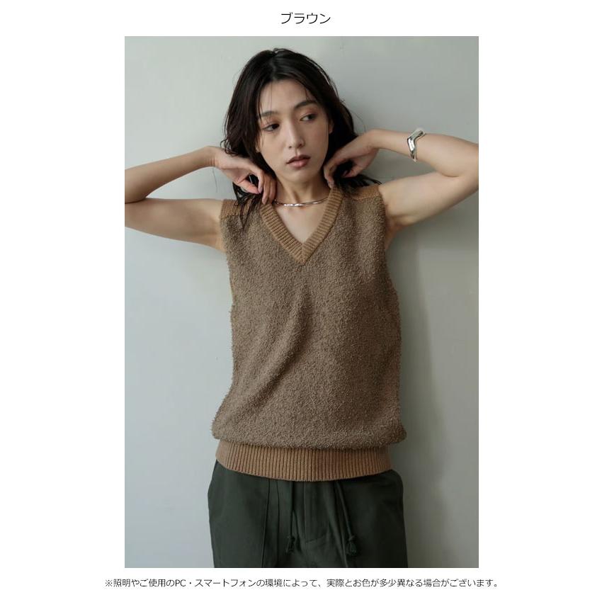 AGAWD SALE50%OFF アガウド トップス 25春夏 Tapeyarn Knit Vest