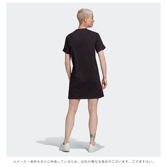 Sale アディダスオリジナルス Adidas Originals Tee Dress レディース Tシャツ ワンピース ミニワンピース 半袖 トレフォイルロゴ スリーストライプ Select Shop Double Heart 通販 Yahoo ショッピング