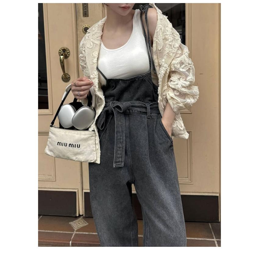 WILLFULLY（ウィルフリー） SALE10%OFF オールインワン denim tapered