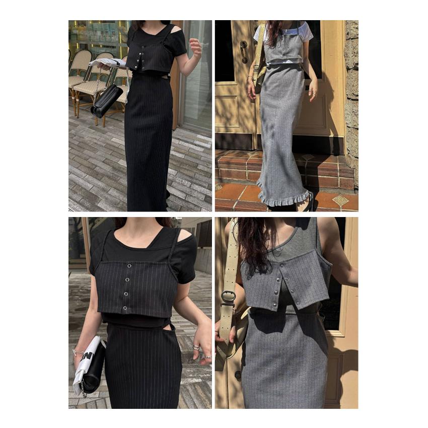 WILLFULLY（ウィルフリー） ワンピース asymmetry layered 3piece