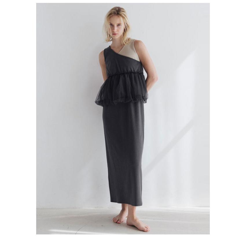 WILLFULLY（ウィルフリー） SALE40%OFF ワンピース tulle peplum