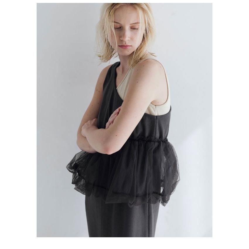 WILLFULLY（ウィルフリー） 新作10%OFF ワンピース tulle peplum