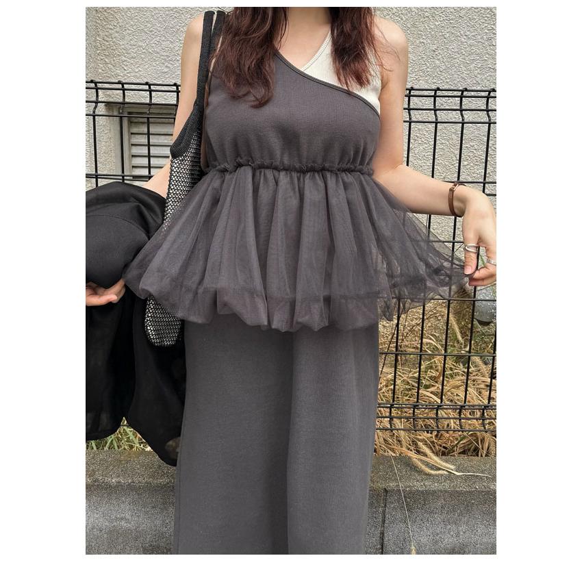 WILLFULLY（ウィルフリー） SALE40%OFF ワンピース tulle peplum
