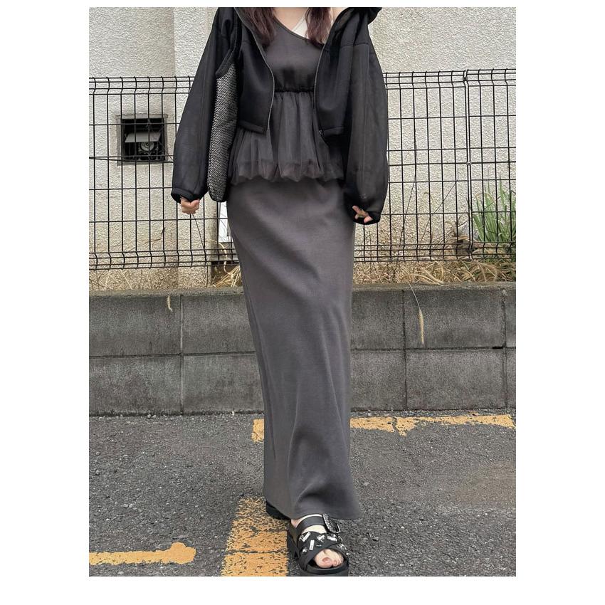 WILLFULLY（ウィルフリー） SALE40%OFF ワンピース tulle peplum