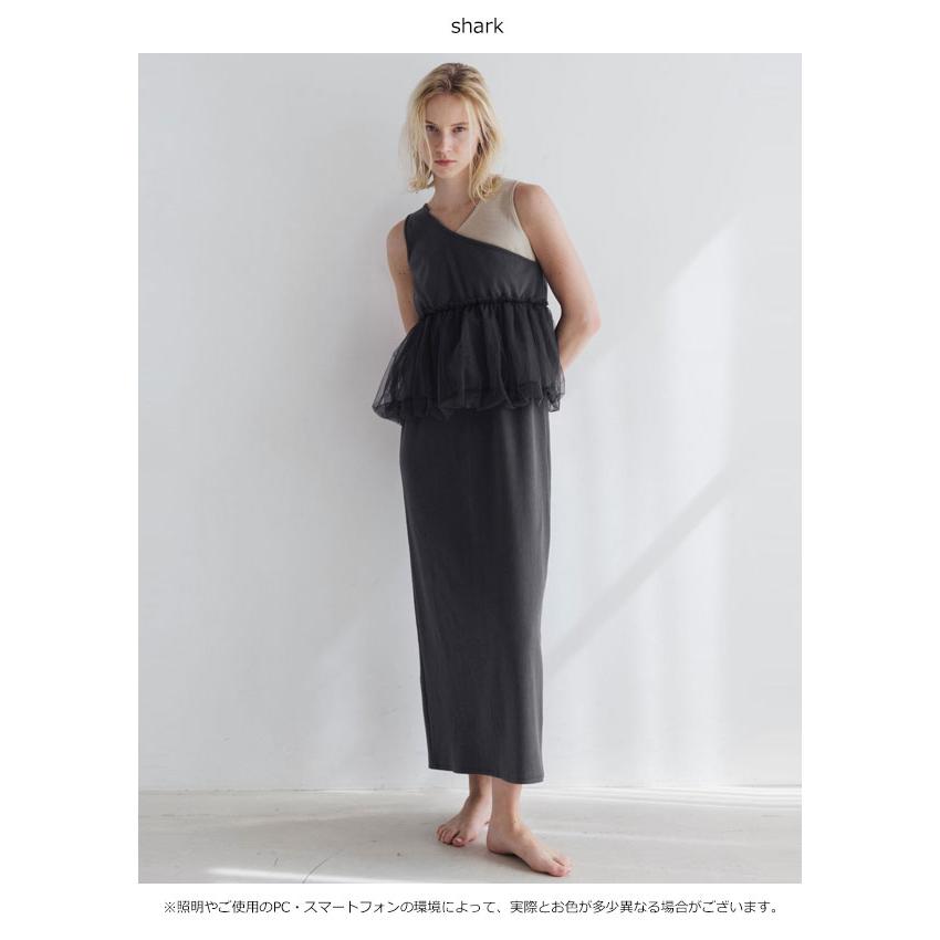 WILLFULLY ワンピース WILLFULLY（ウィルフリー） 新作10%OFF ワンピース tulle peplum