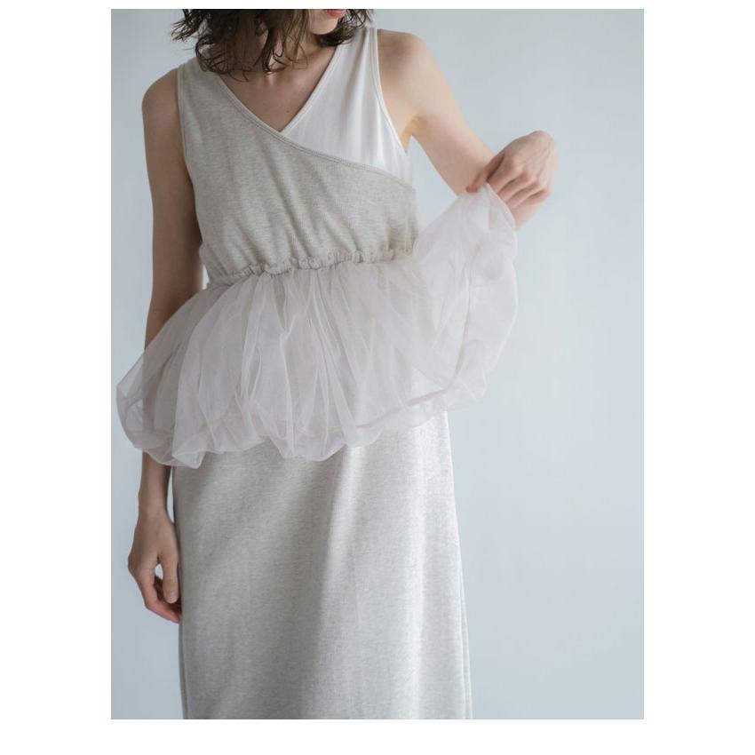 WILLFULLY（ウィルフリー） SALE40%OFF ワンピース tulle peplum