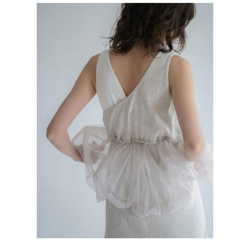 WILLFULLY（ウィルフリー） SALE40%OFF ワンピース tulle peplum