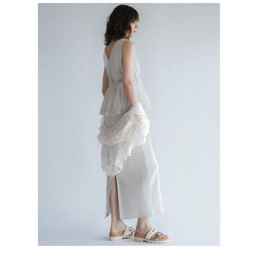 WILLFULLY（ウィルフリー） 新作10%OFF ワンピース tulle peplum