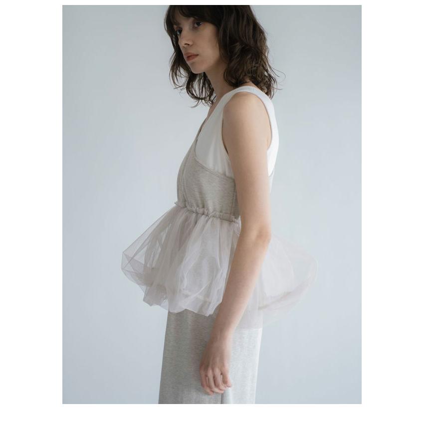WILLFULLY（ウィルフリー） SALE40%OFF ワンピース tulle peplum