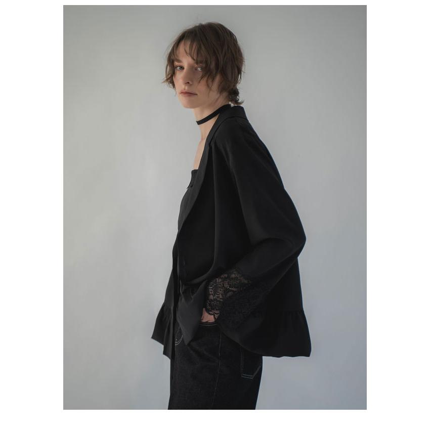 WILLFULLY（ウィルフリー） 新作10%OFF アウター cuffs lace hem