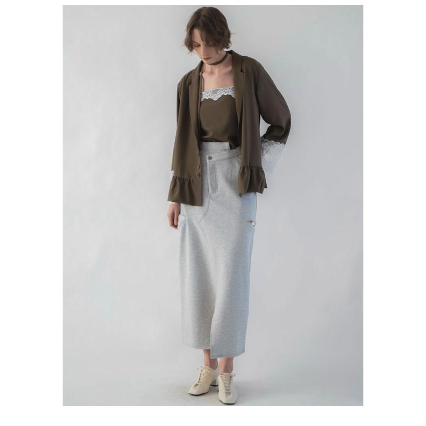 WILLFULLY（ウィルフリー） 新作10%OFF アウター cuffs lace hem