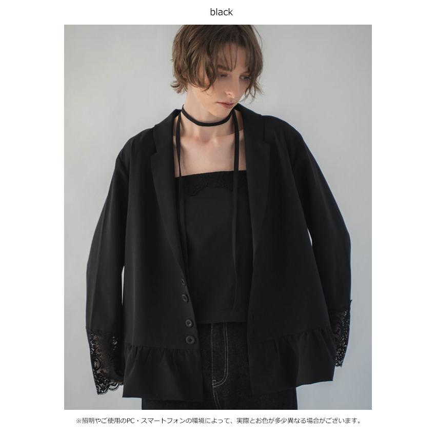 WILLFULLY（ウィルフリー） 新作10%OFF アウター cuffs lace hem