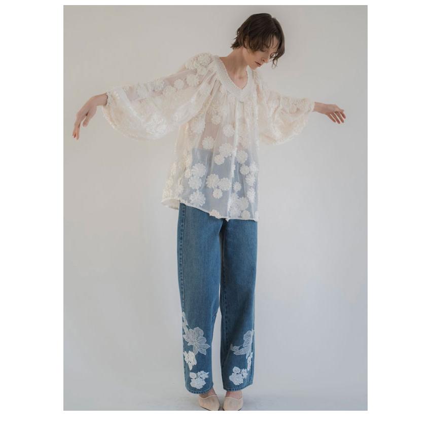 WILLFULLY（ウィルフリー） 新作10%OFF トップス flower motif