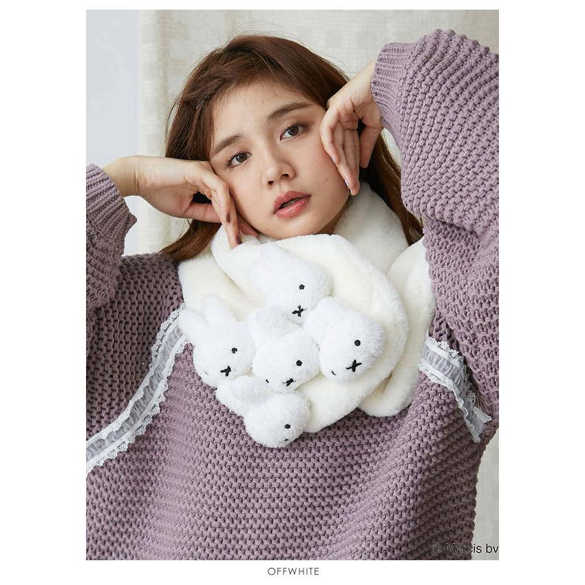 メリージェニー Merry Jenny 通販 もこもこmiffyティペット ティペット マフラー ミッフィー グッズ 小物 プレゼント Miffy キャラクター コラボ ブラック バッグ ワンピースのダブルハート 通販 Yahoo ショッピング