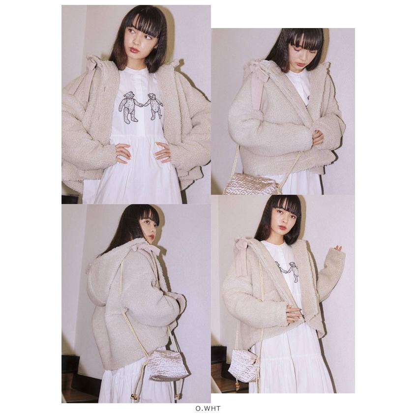 Sale メリージェニー Merry Jenny 秋冬 通販 Bear刺繍シャツワンピース レディース ワンピース ロング丈 長袖 熊 ベアー 刺繍 フレア 人気 定番 バッグ ワンピースのダブルハート 通販 Yahoo ショッピング