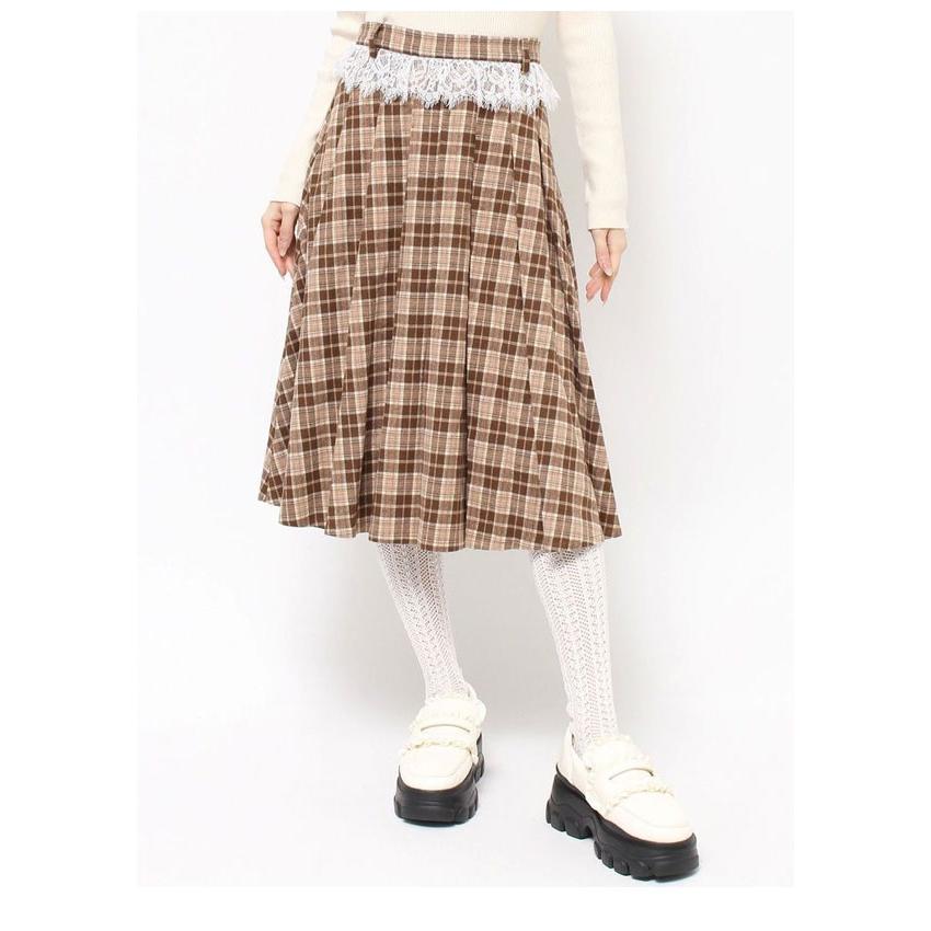merry jenny（メリージェニー） SALE50%OFF ボトムス チェックレース
