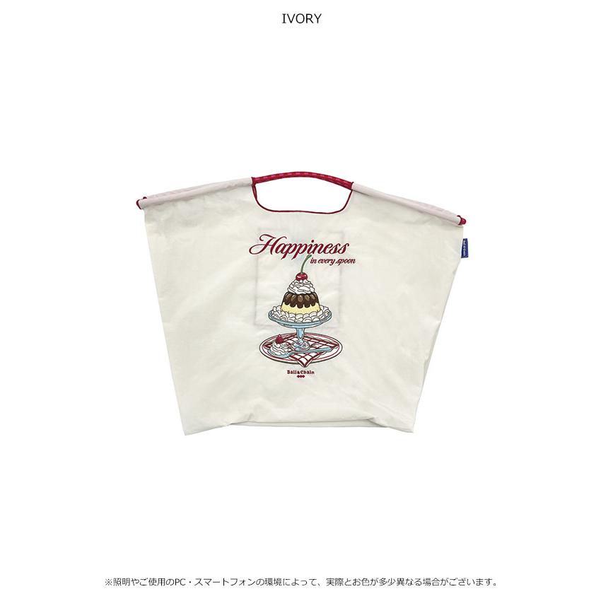 【新品タグ付】フェイラー × ボールアンドチェーン コラボ エコバッグ ホワイト Ball＆Chain（ボールアンドチェーン） 送料無料 正規品 PUDDING L