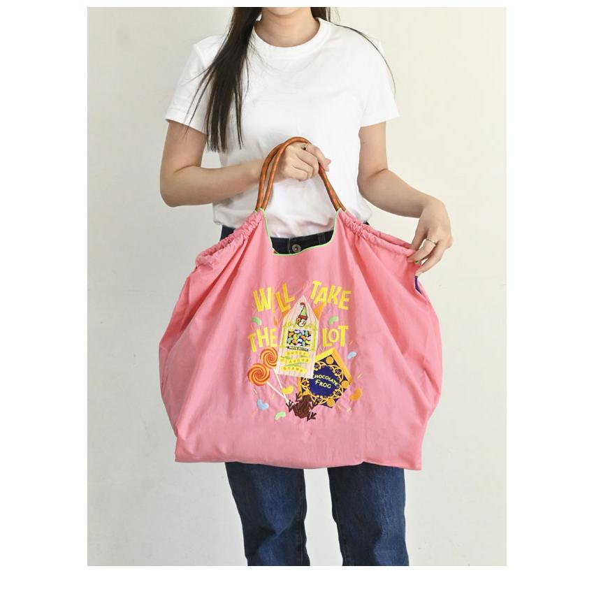 送料無料 Ball＆Chain ボールアンドチェーン 正規品 H.WELL TAKE THE LOT Lサイズ ハリーポッター バッグ エコバッグ トートバッグ 刺繍 ギフト A4 348106 | Ball＆Chain | 03