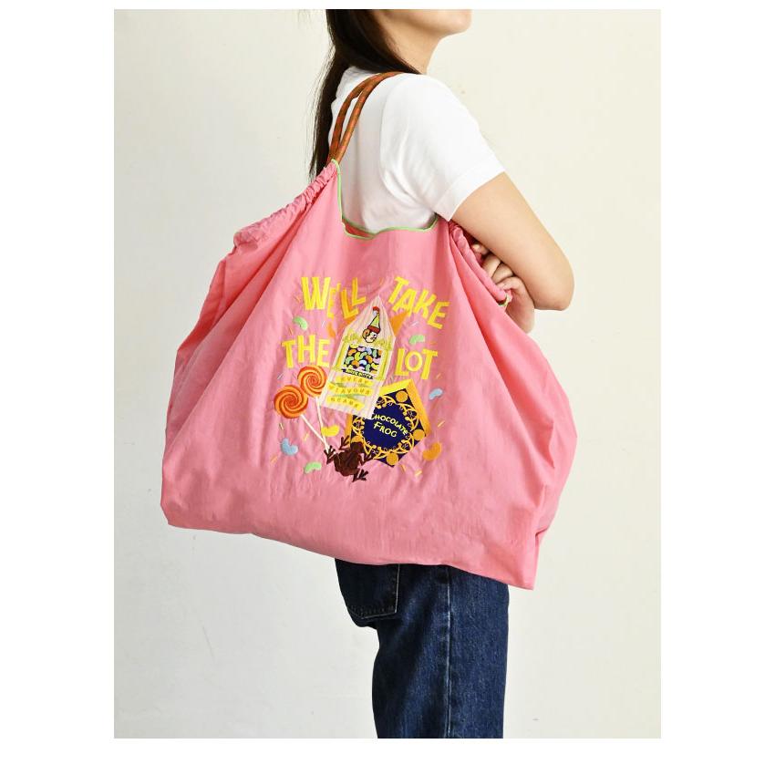 送料無料 Ball＆Chain ボールアンドチェーン 正規品 H.WELL TAKE THE LOT Lサイズ ハリーポッター バッグ エコバッグ トートバッグ 刺繍 ギフト A4 348106 | Ball＆Chain | 05