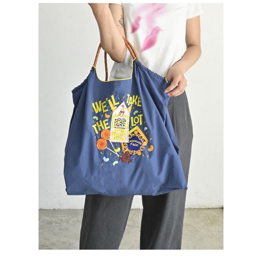 送料無料 Ball＆Chain ボールアンドチェーン 正規品 H.WELL TAKE THE LOT Lサイズ ハリーポッター バッグ エコバッグ トートバッグ 刺繍 ギフト A4 348106 | Ball＆Chain | 07