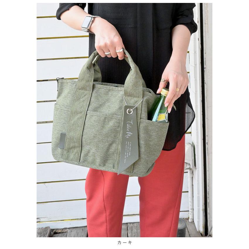 ニコット nicott 通販 Take me 9pocket Totebag テイクミー9ポケット