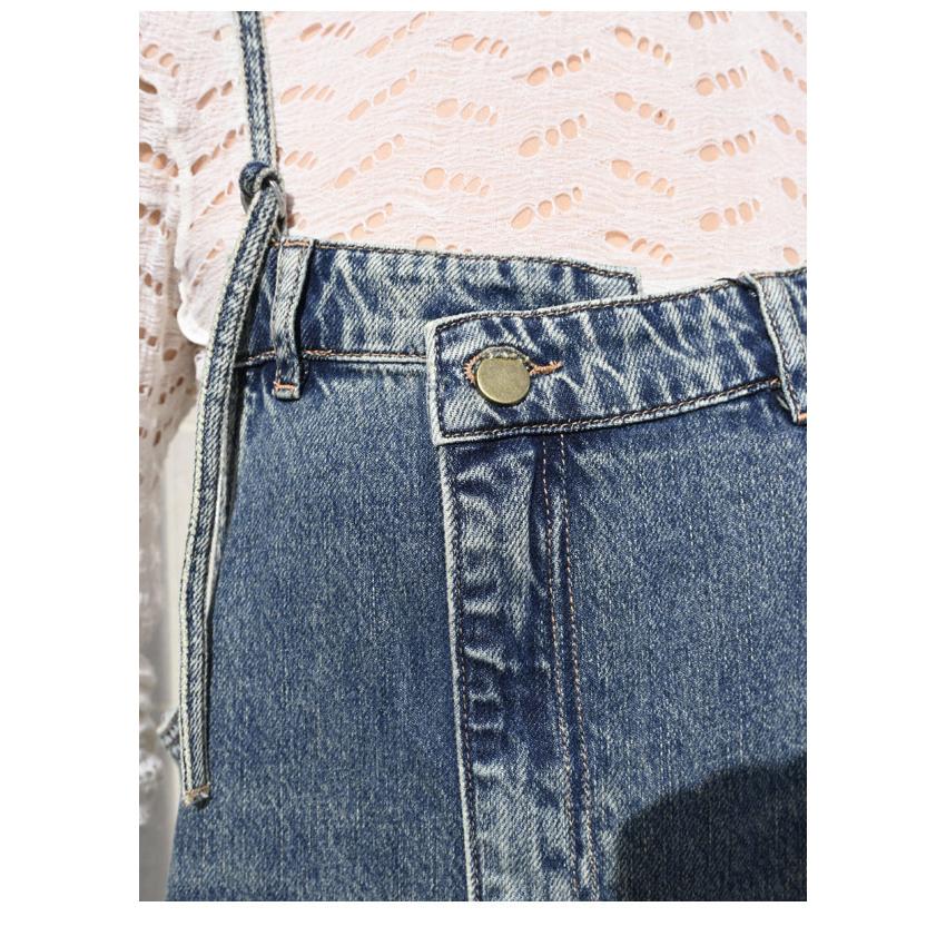 PaulineBleu ポリーヌブロー フロントアシンメトリーデニム