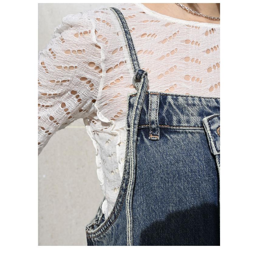 PaulineBleu ポリーヌブロー フロントアシンメトリーデニム