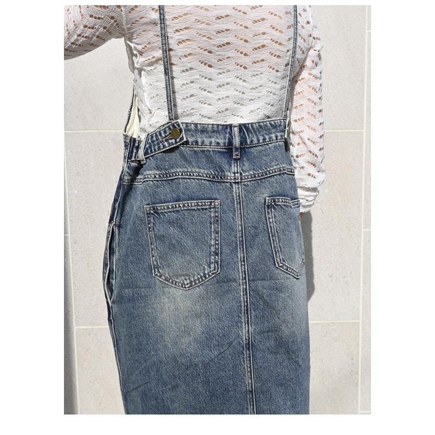 PaulineBleu ポリーヌブロー フロントアシンメトリーデニム