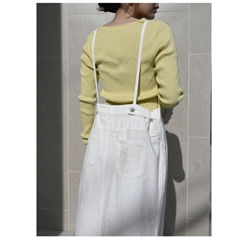 PaulineBleu ポリーヌブロー フロントアシンメトリーデニム