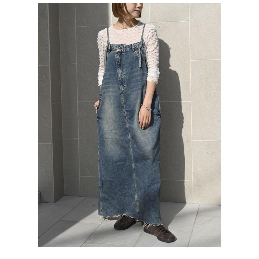 PaulineBleu ポリーヌブロー フロントアシンメトリーデニム