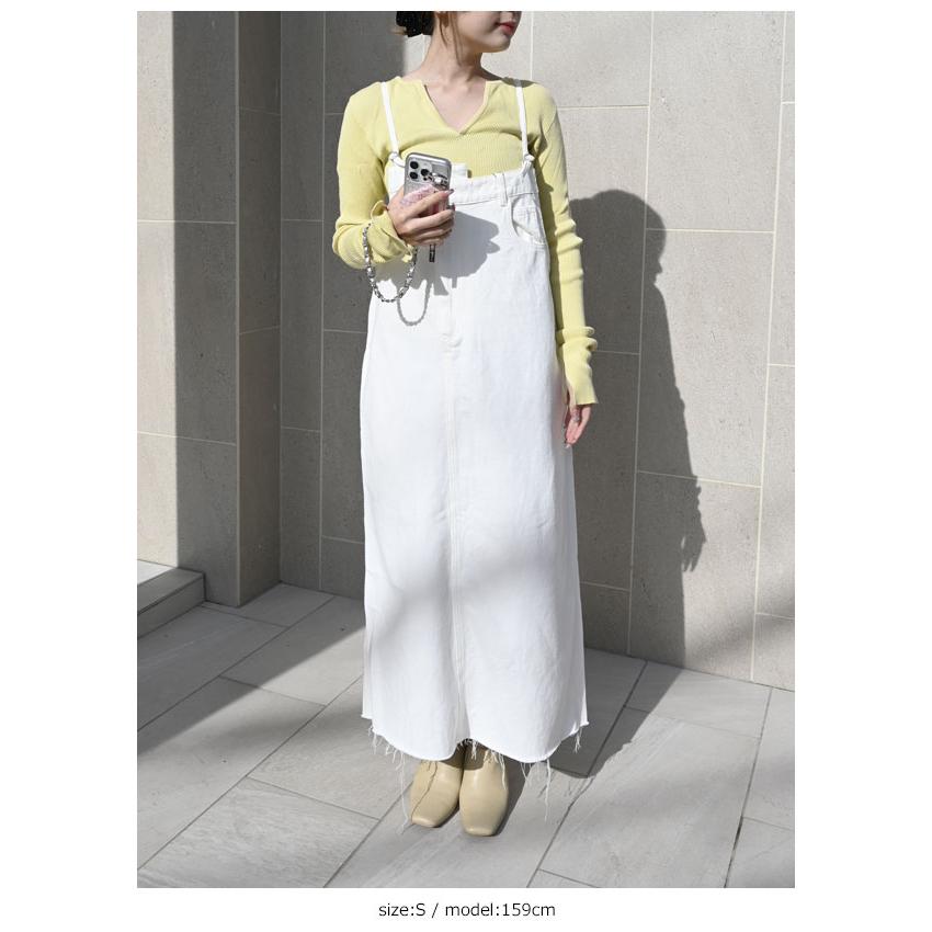 PaulineBleu ポリーヌブロー フロントアシンメトリーデニム