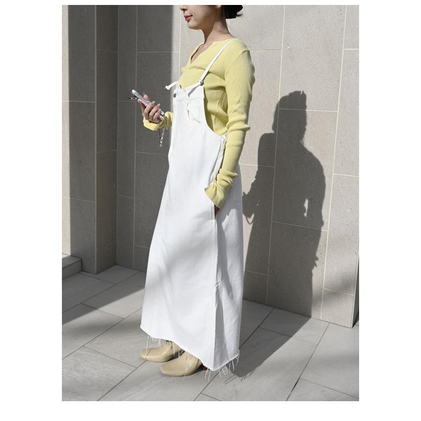 PaulineBleu ポリーヌブロー フロントアシンメトリーデニム