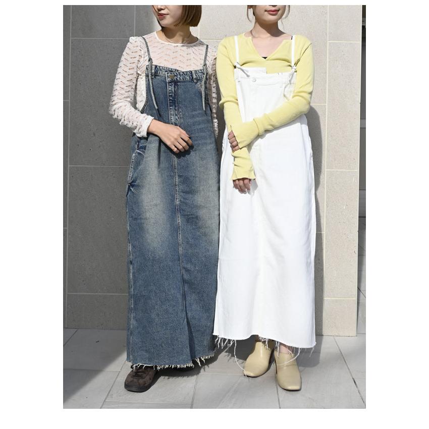 PaulineBleu ポリーヌブロー フロントアシンメトリーデニム