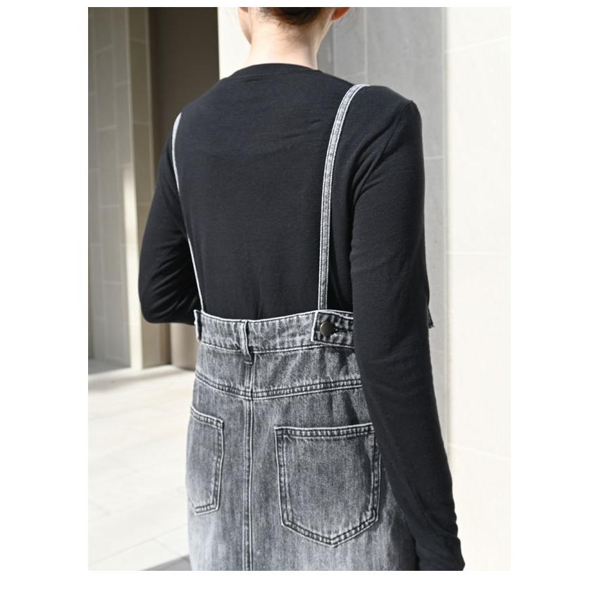 PaulineBleu ポリーヌブロー フロントアシンメトリーデニム