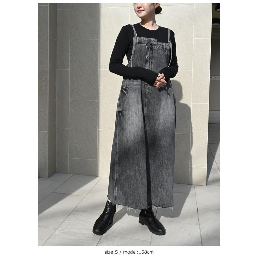 PaulineBleu ポリーヌブロー フロントアシンメトリーデニム