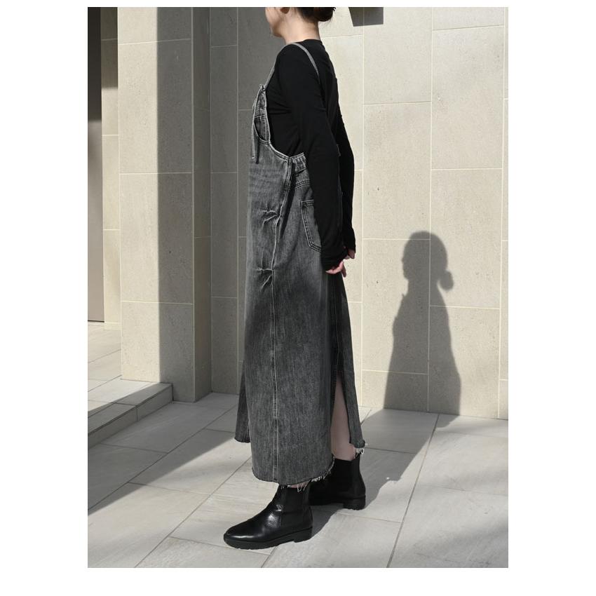 PaulineBleu ポリーヌブロー フロントアシンメトリーデニム