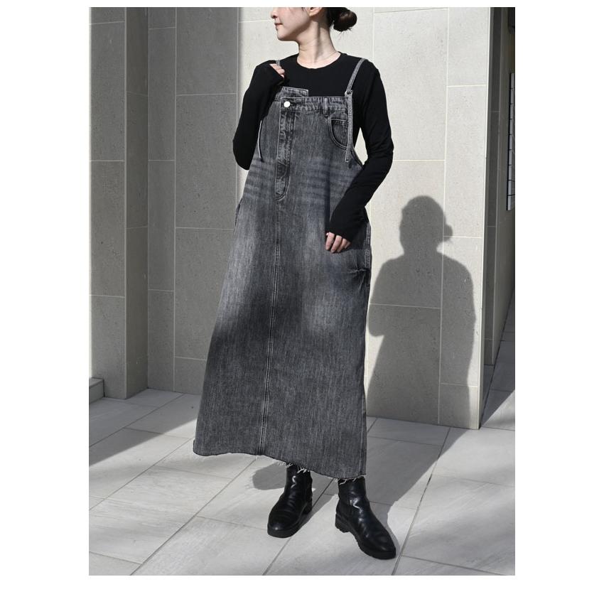 PaulineBleu ポリーヌブロー フロントアシンメトリーデニム