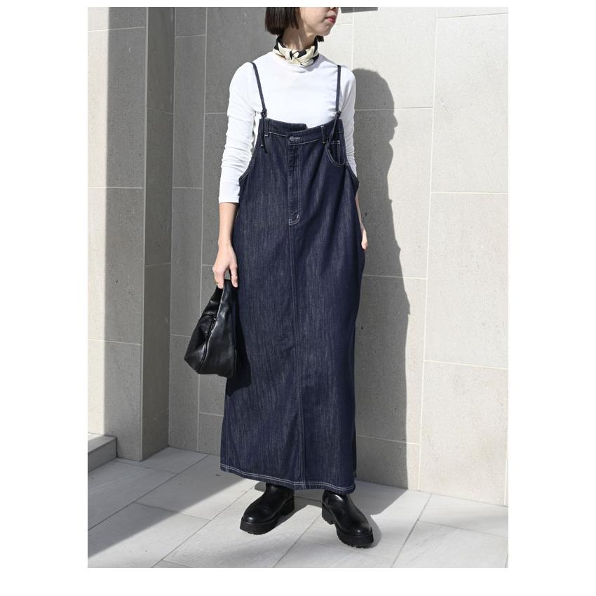 PaulineBleu ポリーヌブロー フロントアシンメトリーデニム