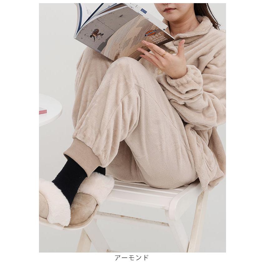 ニコット nicott ＋5.9℃ おなか暖めルームウェア レディース もこもこ