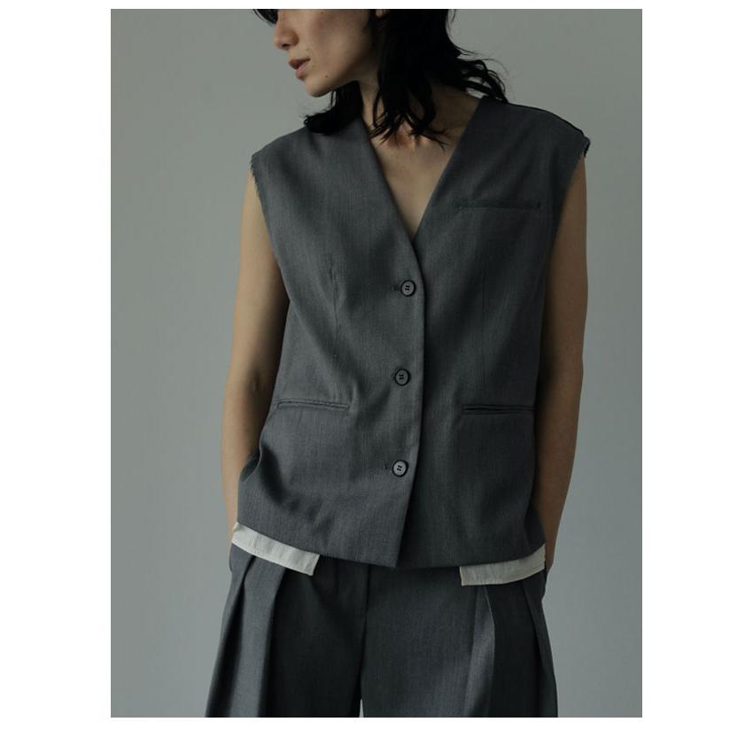 即納】 anuke 2024SpringSummer アンヌーク トップス Cutoff Twill 