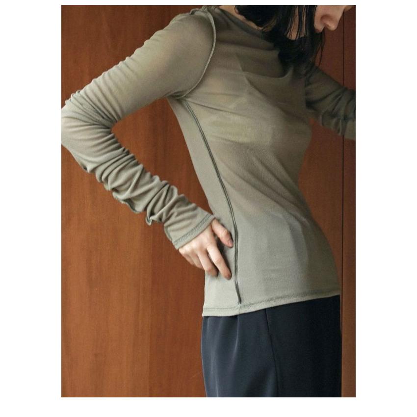 anuke アンヌーク トップス Reversible Long T-shirts anuke アンヌーク トップス Reversible Long T-shirts