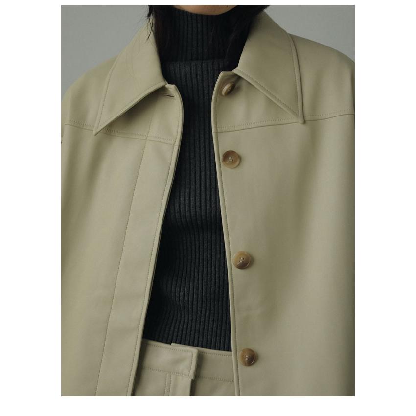 me　anuke アンヌーク　エコレザーオーバージャケット　38 me anuke アンヌーク エコレザーオーバージャケット 38 anuke