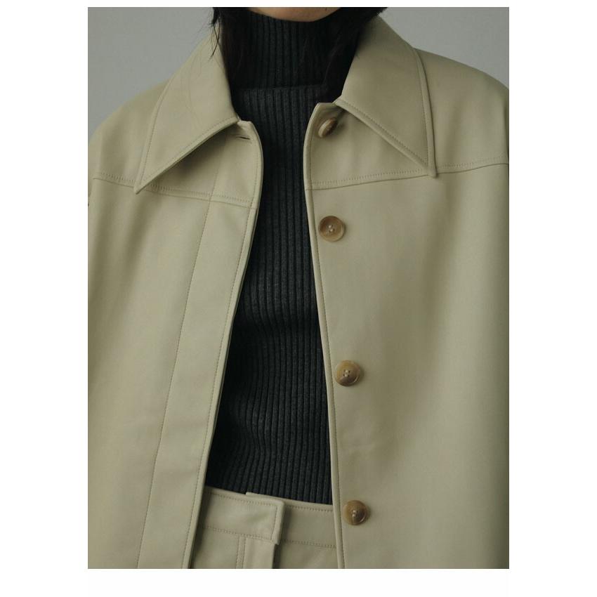 anuke アンヌーク 2024FallWinter アウター Ecoleather Over anuke アンヌーク 2024FallWinter アウター Ecoleather Over