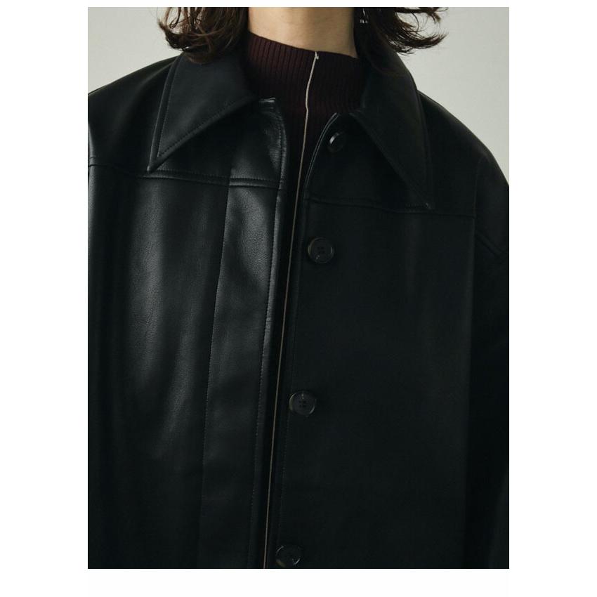 anuke アンヌーク 2024FallWinter アウター Ecoleather Over anuke アンヌーク 2024FallWinter アウター Ecoleather Over