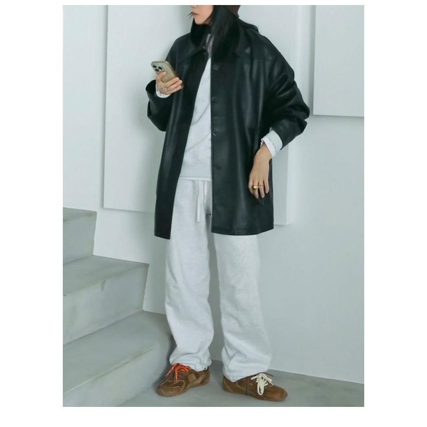 anuke アンヌーク 2024FallWinter アウター Ecoleather Over anuke アンヌーク 2024FallWinter アウター Ecoleather Over
