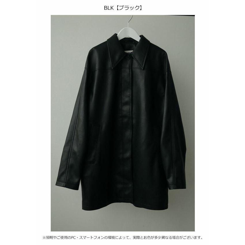 anuke アンヌーク 2024FallWinter アウター Ecoleather Over anuke アンヌーク 2024FallWinter アウター Ecoleather Over