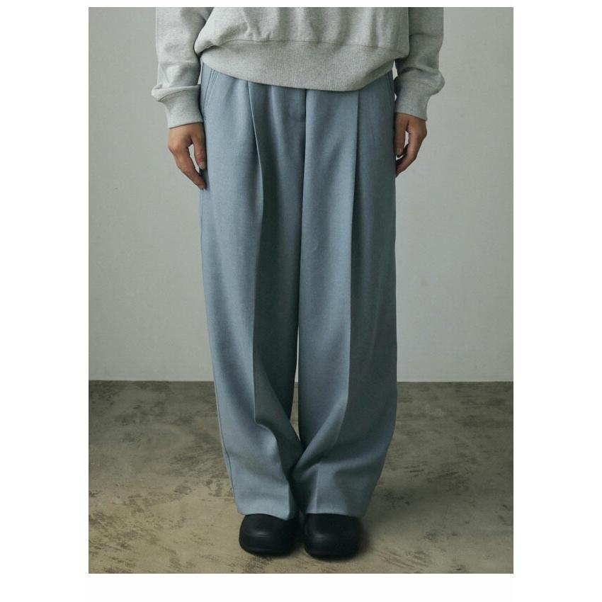 anuke アンヌーク 2024FallWinter ボトムス Heather Tuck Pants ヘザー 