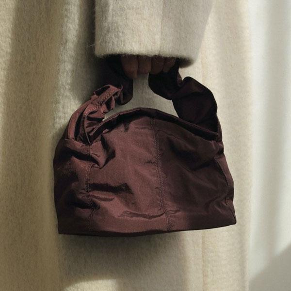 anuke アンヌーク Nylon Mini Bag ボルドー anuke（アンヌーク） SALE50%OFF anuke 2024FallWinter バッグ Nylon