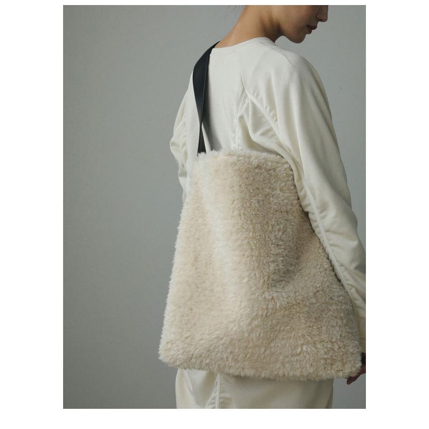 anuke Boa Tote Bag アイボリー