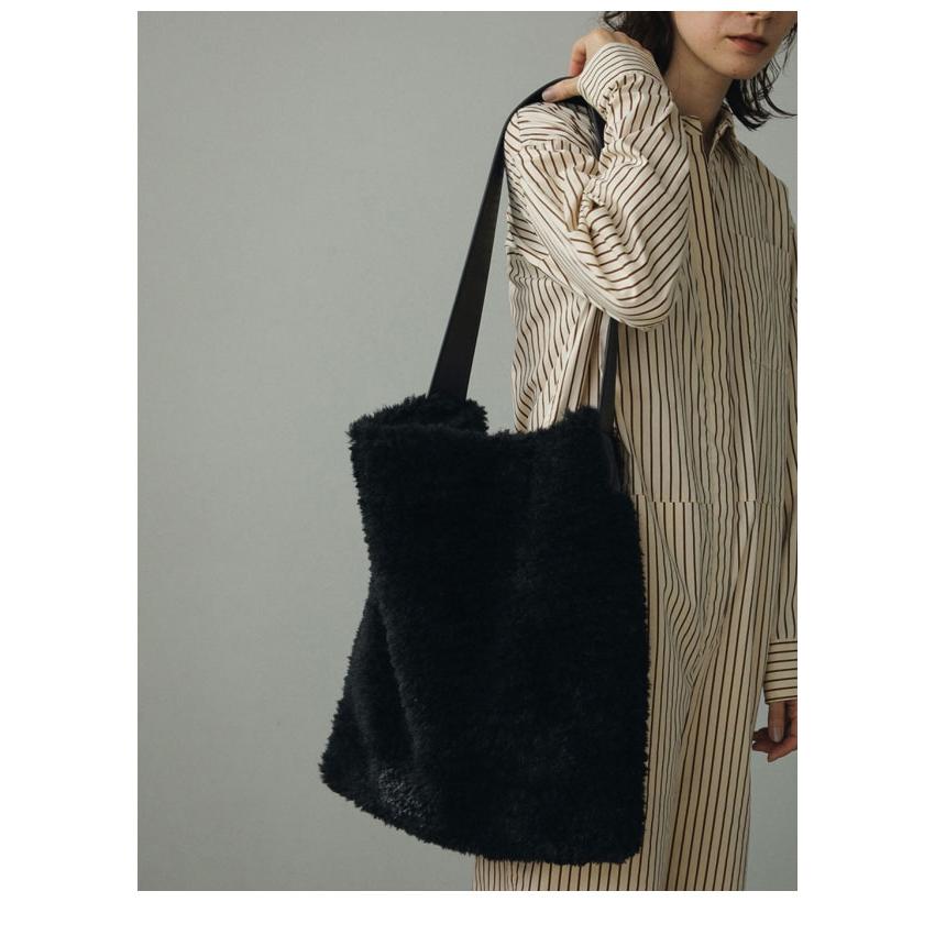 即納】 anuke 2024FallWinter アンヌーク バッグ Boa Tote Bag ボア 
